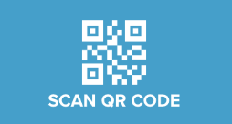 Mobile app button for scanning a QR code